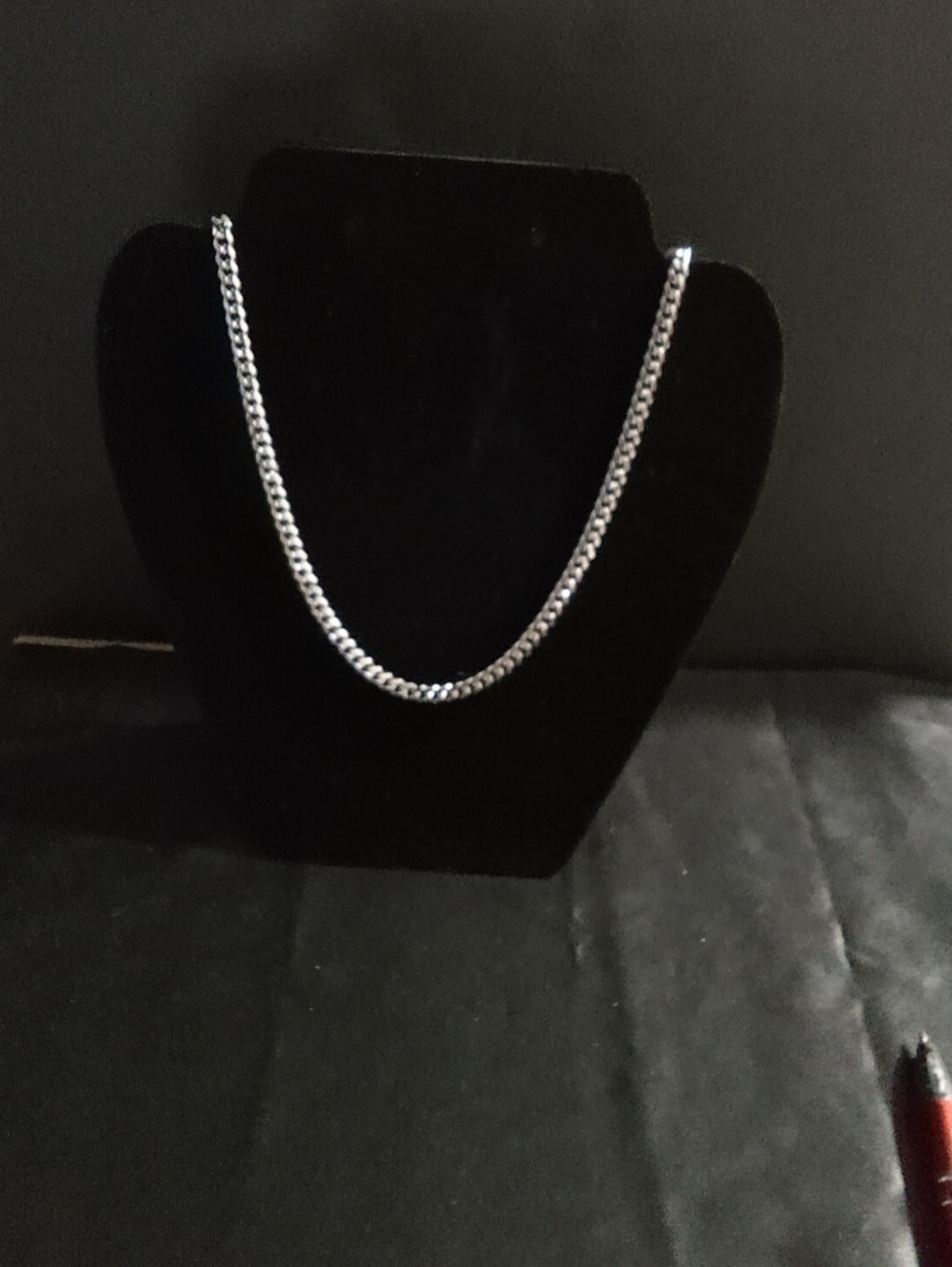 White Gold-Filled Heavy Chain 22 Inches
